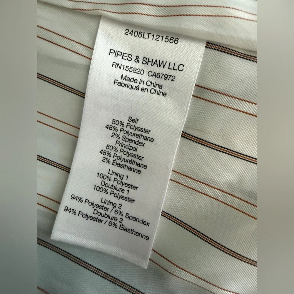 VERONICA BEARD | Lawrence Dark Camel Croc Faux Leather Dickey Jacket Size 12 - Picture 9 of 9